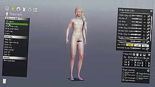 Una sexy ragazza in 3D si scatena